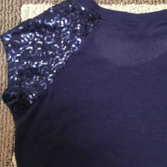 Ladies Junior Rue21 Purple Bling Short Sleeve Tee - Picture 5 of 5